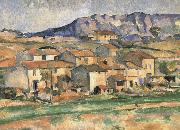 Paul Cezanne near the village garden oil painting artist